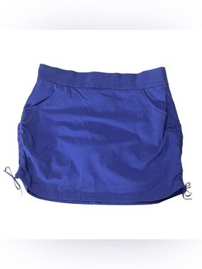 Columbia Purple Athletic Skort with Side Drawstring, tennis, pickleball, Large